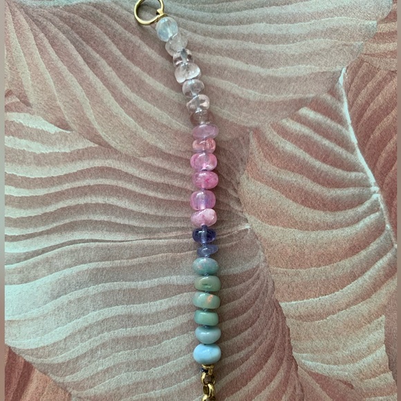 Encirkled Jewelry Half & Half Bracelet Cotton Candy 7” - Picture 8 of 9